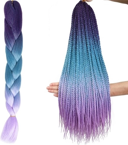 Sintetička kosa ombre pletenice