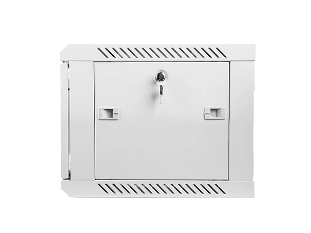 Zidni ormarić 19'' 6U 600x450 mm Siva s Ostakljenim Vrata