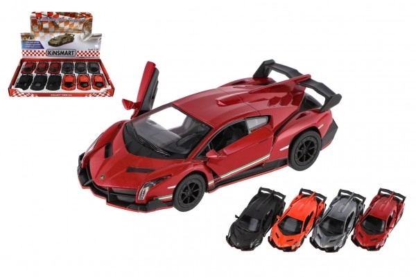 Automobil Kinsmart Lamborghini Veneno metal/plastika 13cm na povlačenje unatrag