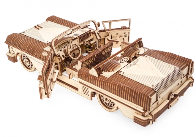 3D drveni mehanički auto model Kabriolet snova