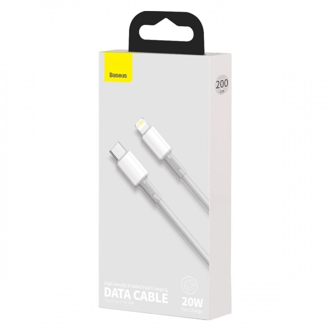 USB-C na Lightning kabel Baseus s visokom gustoćom pletenja, 20W, PD, 2m