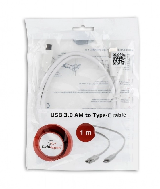 USB 3.0 C AM na CM kabel 1m bijeli