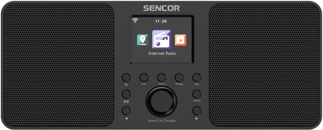 Internetski radio Sencor s 2x10W, WiFi, FM, DAB+, USB i LCD zaslonom