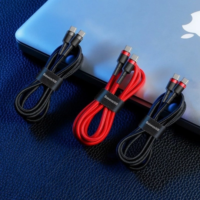 Kabel Baseus Cafule USB-C PD2.0 60W 2m Crveni