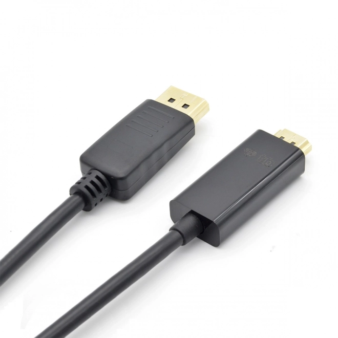 Kabel DisplayPort na HDMI 1,8m crni