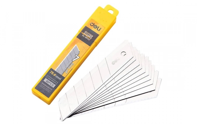 Nož 25 mm 10 ks rezna glava Deli Tools EDL-DP05 (srebrna)