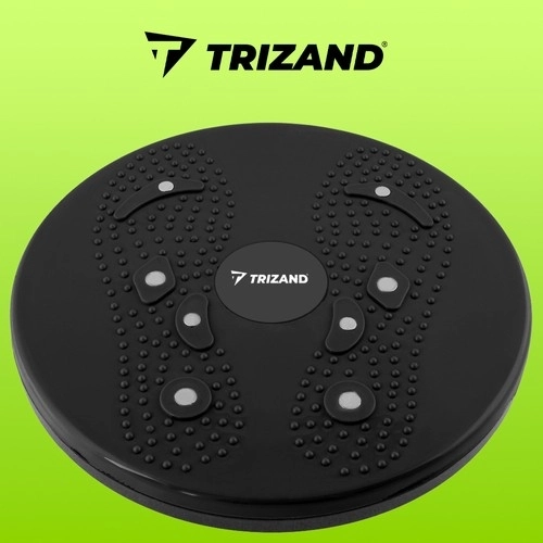 Trizand 4849 Rotacijski disk Twister - magnet crna
