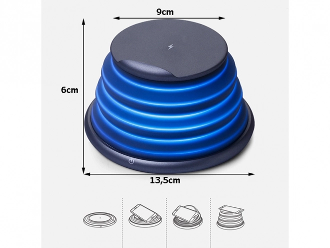 Bežična indukcijska punjač Qi 10W USB-C