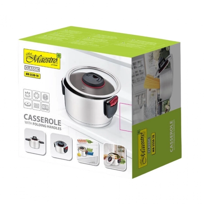 Inox lonac Maestro 2,3 l s poklopcem