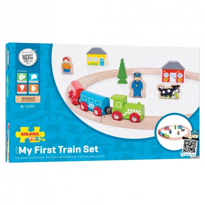 Bigjigs Rail Moja prva željeznička pruga 19 dijelova