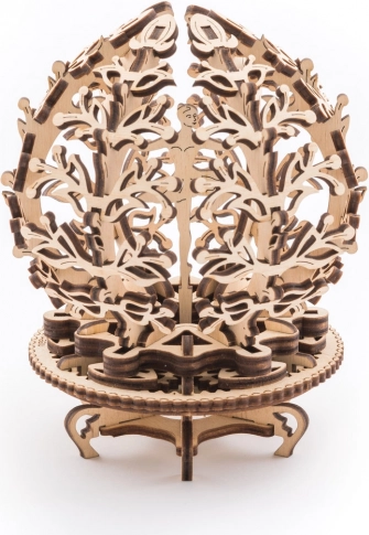 Drvene mehaničke 3D puzzle cvijet UGEARS (101 dijelova)