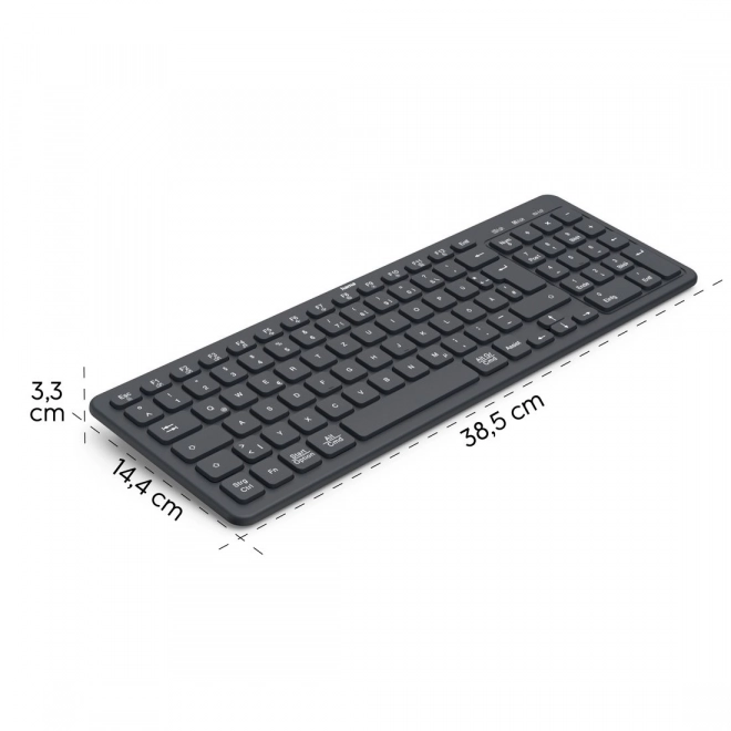 Bežična tipkovnica Hama WK-300 crna