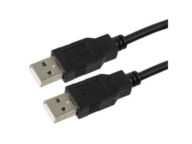 Crni USB kabel AM-AM 1,8m