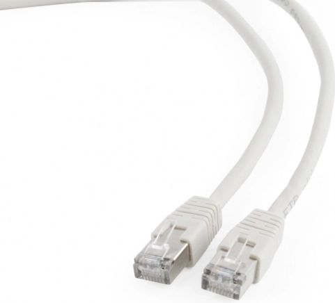 Zaštićeni patch kabel FTP kat. 6, 0,25 m, sivi
