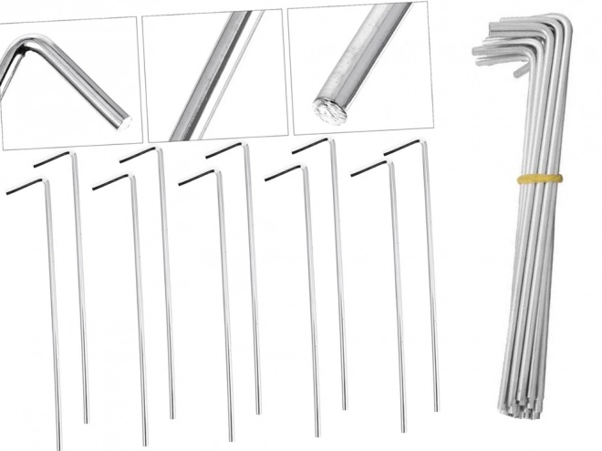 Čelični klinovi za šatore 24 cm 10 komada