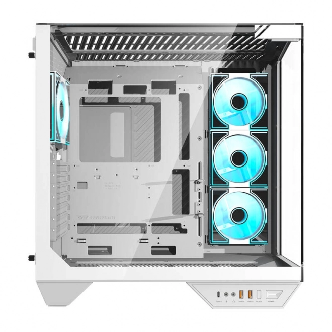 Računalno kućište Darkflash s 4 ventilatora bijela