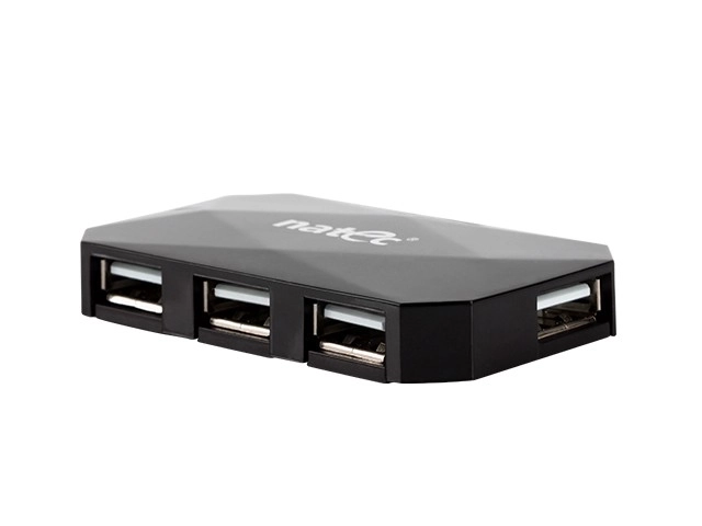 USB čvorište 4 porta LOCUST USB 2.0 crna