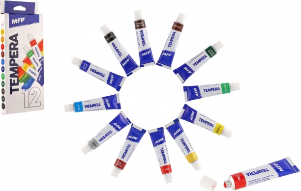 Set tempera boja 12 x 12 ml
