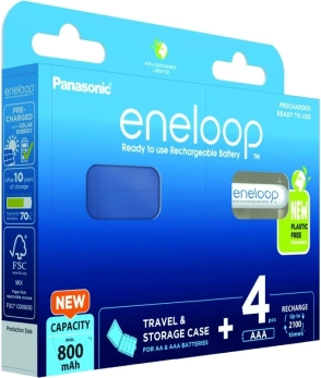 Eneloop AAA punjive baterije 800 mAh 4 kom s kutijicom