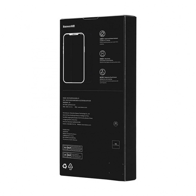 Baseus Crystal kaljeno staklo 0,3 mm za iPhone X/XS