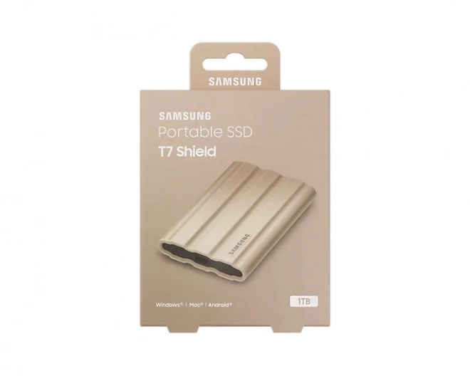 Vanjski SSD Samsung T7 Shield 1TB USB 3.2, bež