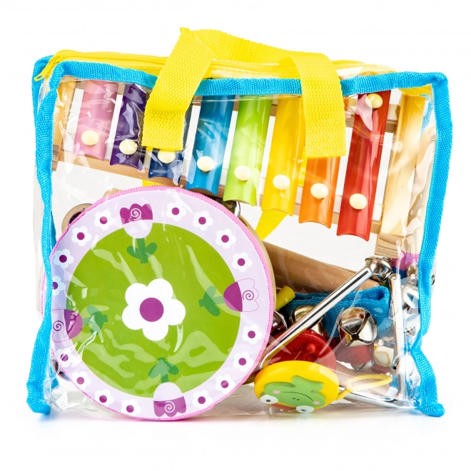 Glazbeni set od 14 instrumenata + torba Ecotoys