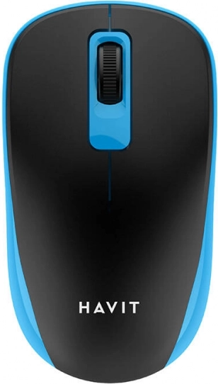 bežični miš HAVIT crno-plavi 2,4 GHz 1200 DPI