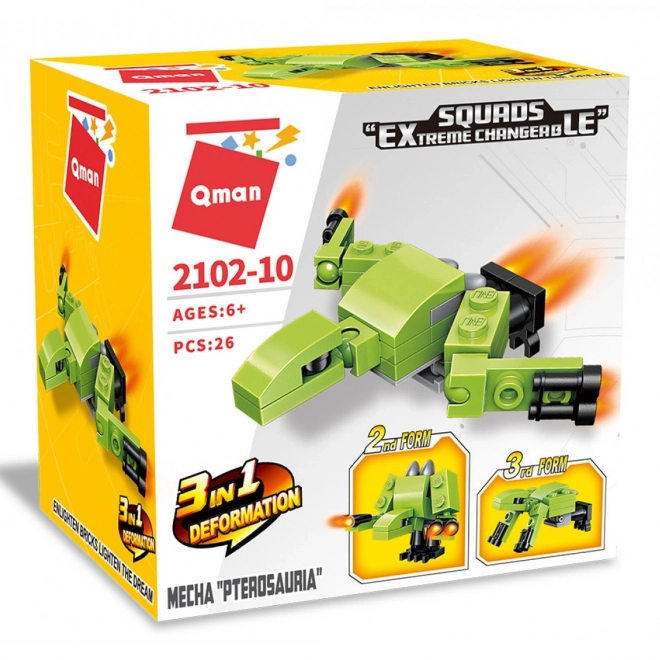 Qman Mecha Pterosauria 3u1 građevni set