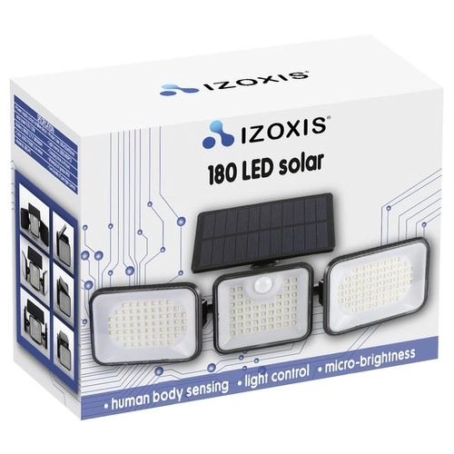 Solarna vrtna lampa 180 LED s senzorom kretanja i sumračnim senzorom