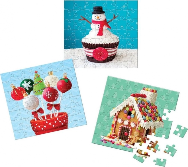 Adventni kalendar s puzzlama Eurographics 24 x 50 komada – Slatki Božić