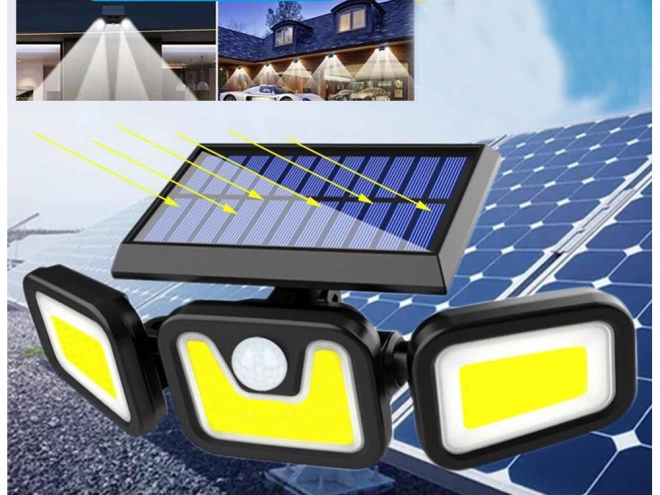 Solarna ulična lampa s senzorom kretanja i daljinskim upravljačem