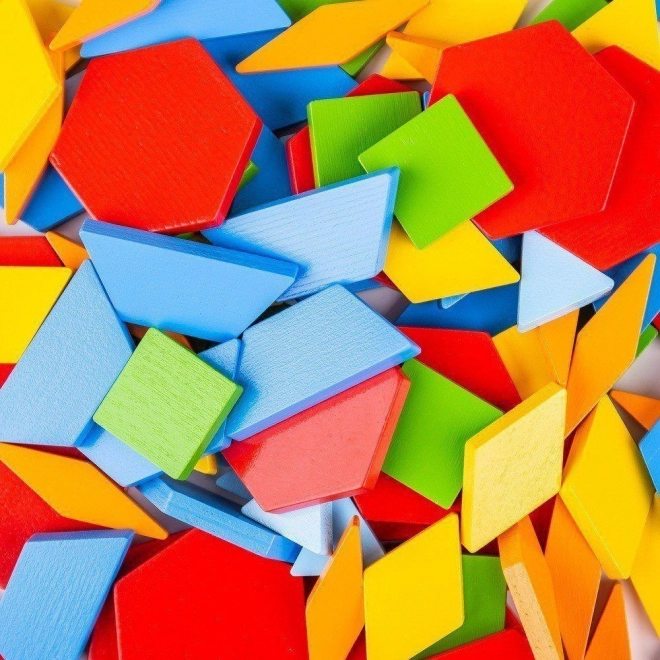 Bigjigs Toys Drvena šarena mozaika