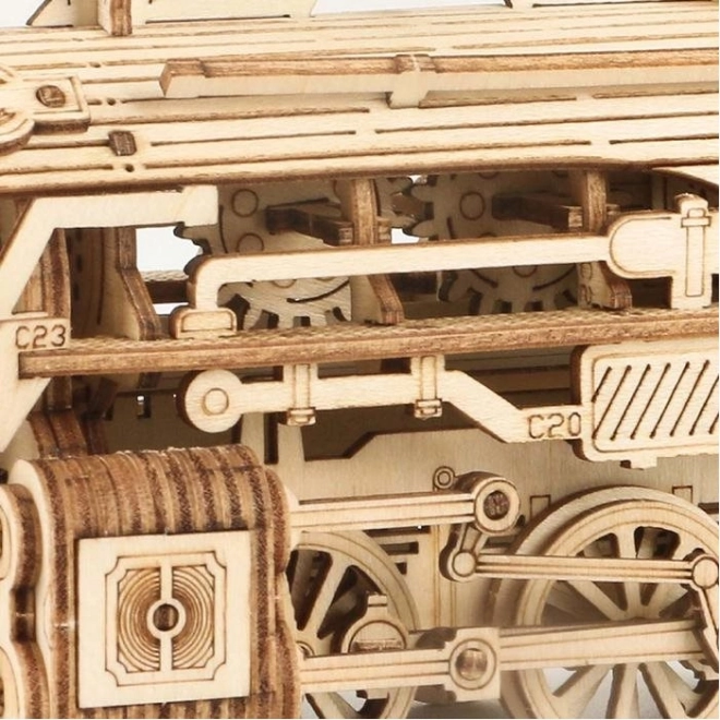 Lokomotiva - Parni Express - 3D drvene puzzle