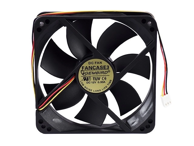 Ventilator 120x120x25mm 3-pinski s kugličnim ležajem za kućište