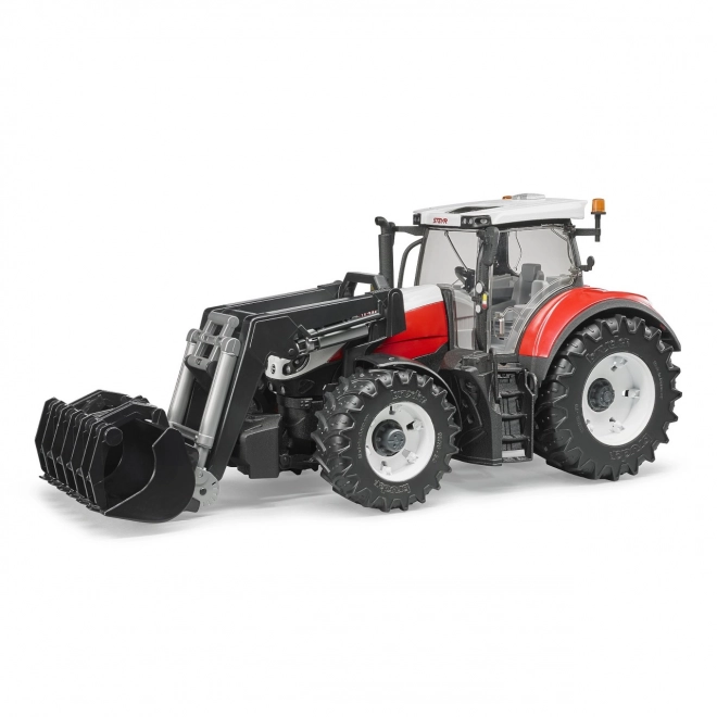 Bruder traktor Steyr Terrus CVT s prednjim utovarivačem