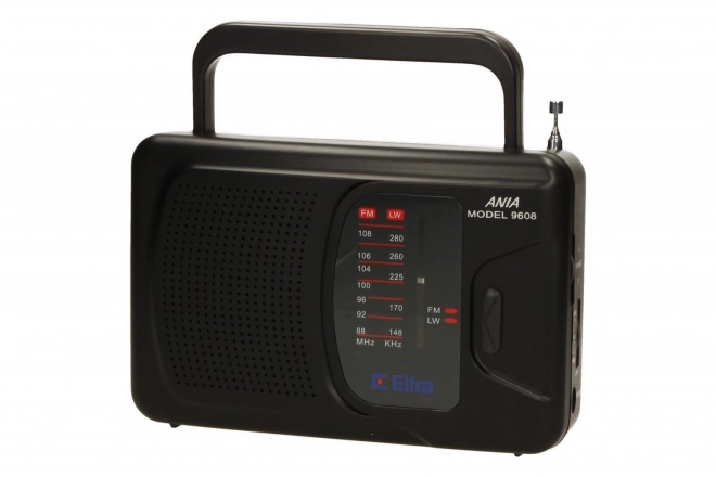 Prijenosni radio Eltra ANIA crne boje