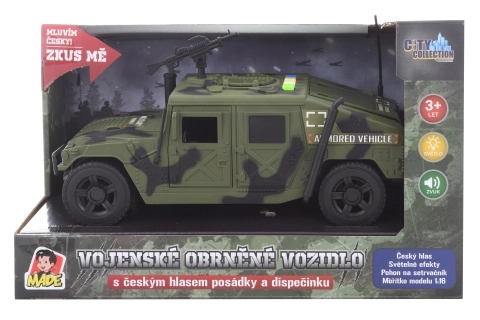 Vojno oklopno vozilo s češkim glasom
