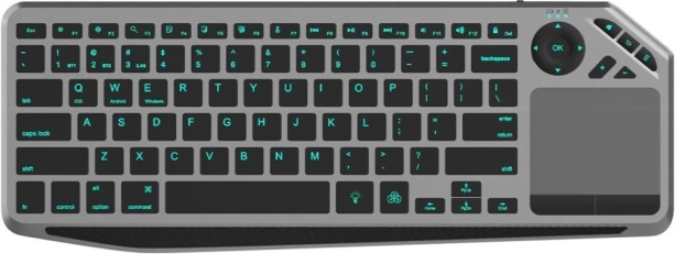 Bežična tipkovnica s touchpadom i LED pozadinskim osvjetljenjem