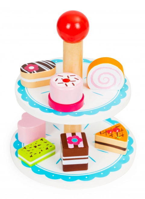Drveni set za torte Ecotoys