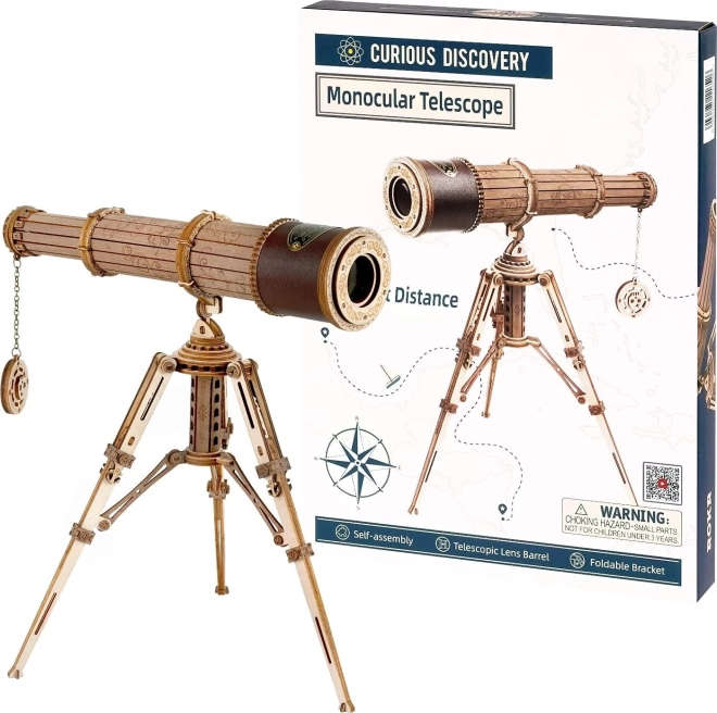 ROBOTIME Rokr Drveni Model Monokularnog Dalekozora