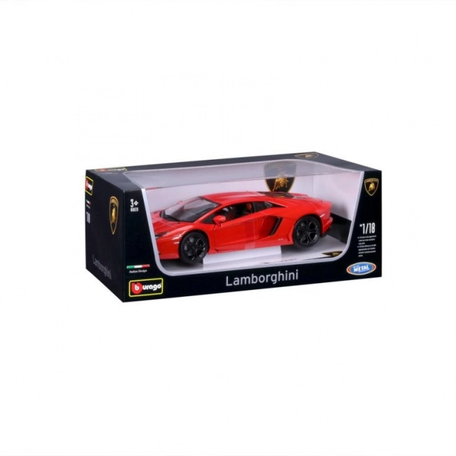 Bburago Lamborghini Aventador 1:18 narančasta 18-11033