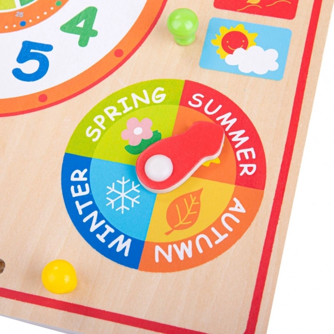 Bigjigs Toys Kalendar s satom