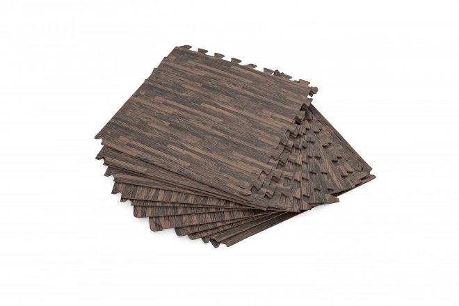 Pjenasta podloga za vrtni bazen 50 x 50 cm Bestway imitacija drva - 12 komada
