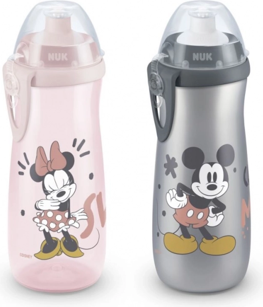 NUK FC sportska bočica Mickey Mouse 450 ml siva