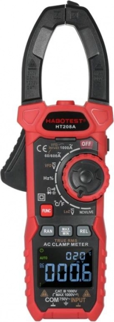 Digitalni strujni kliješta multimetar Habotest HT208A True RMS
