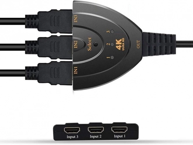 Hdmi 3-portni 4k preklopnik