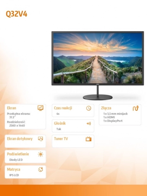 Monitor AOC Q32V4 31.5 IPS