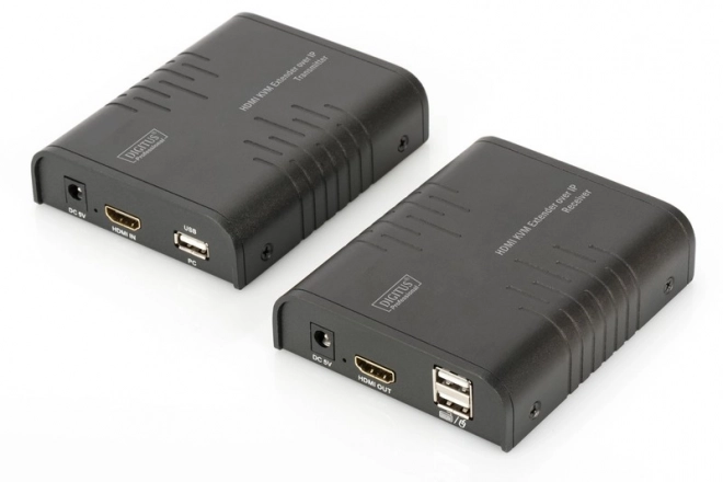 Produžni KVM (HDMI+USB) do 120m preko Cat.5e UTP ili IP, 1080p FHD 60Hz, audio