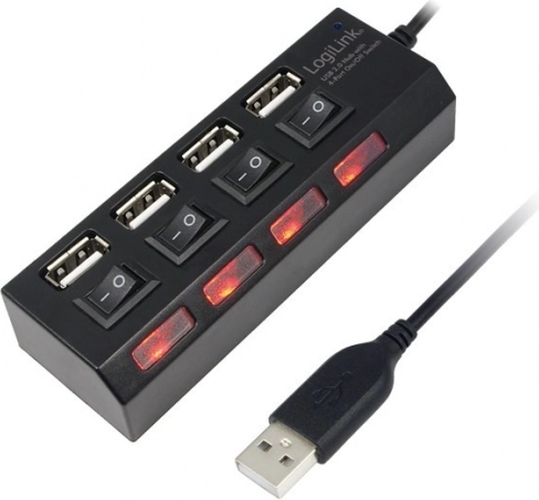 USB 2.0 hub s prekidačima portova LOGILINK