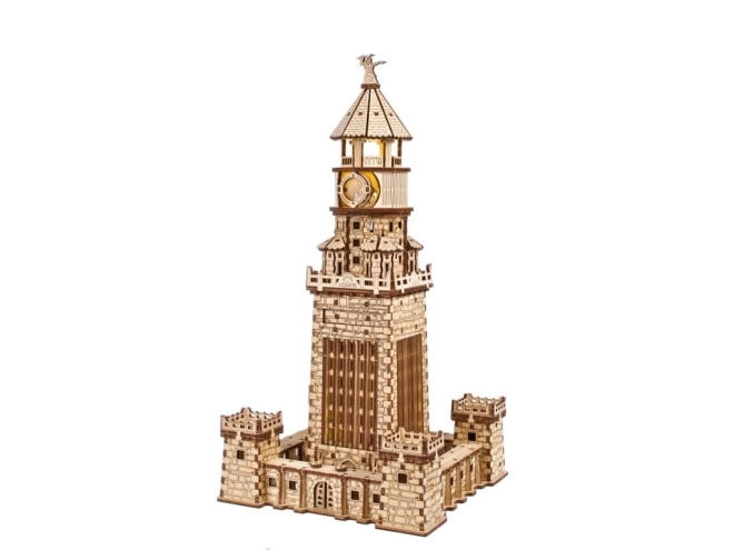 Ugears 3D drveni mehanički puzzle Aleksandrijski svjetionik